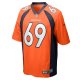 Men's Denver Broncos Mike McGlinchey Nike Orange Game Player Jersey