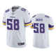 Men's Minnesota Vikings #58 Jordan Hicks White Vapor Limited NFL Jersey