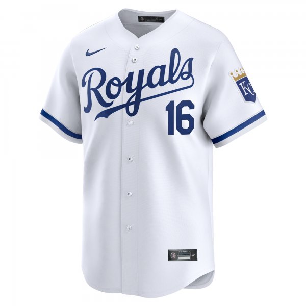 Men's Kansas City Royals Bo Jackson Nike White Home Limited Player Jersey