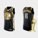 2022 NBA Finals Champions Men's Golden State Warriors Klay Thompson #11 Black Gold Golden Black Gold Jersey