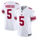 Men's New York Giants Kayvon Thibodeaux Nike White Vapor F.U.S.E. Limited Jersey