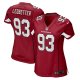 Women's Arizona Cardinals Jonathan Ledbetter Nike Cardinal Game Jersey