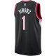 Unisex Portland Trail Blazers Anfernee Simons Nike Black Swingman Jersey - Icon Edition