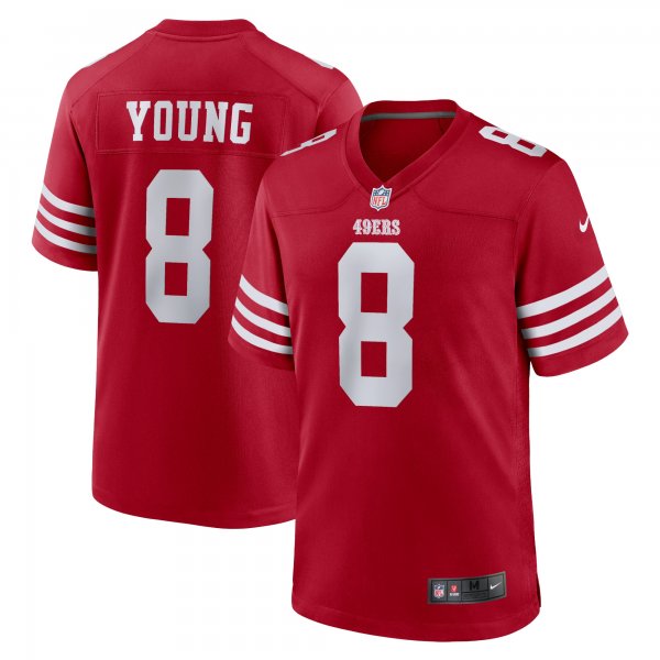 Men's San Francisco 49ers Steve Young Nike Scarlet Retired Player Game Jersey