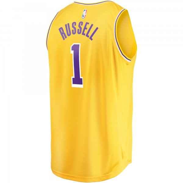 Youth Los Angeles Lakers D'Angelo Russell Fanatics Gold Fast Break Player Jersey - Icon Edition