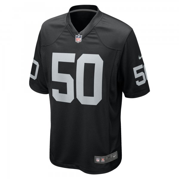 Men's Las Vegas Raiders Jacob Bobenmoyer Nike Black Game Player Jersey