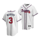 Men's Atlanta Braves #3 Owen Murphy 2022 MLB Draft Jersey White Home