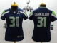 Nike Seattle Seahawks #31 Kam Chancellor Steel Blue Team Color Super Bowl XLIX Women's Stitched NFL Limited Jersey