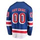 Men's New York Rangers Fanatics Blue Home Breakaway Custom Jersey