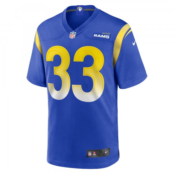 Men's Los Angeles Rams Myles Gaskin Nike  Royal  Game Jersey