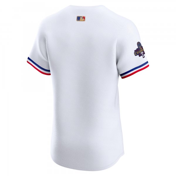 Men's Texas Rangers  Nike White 2024 Gold Collection Elite Jersey