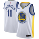 Men's Nike Golden State Warriors #11 Klay Thompson White Stitched Swingman NBA Jersey