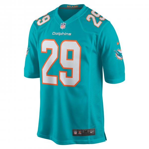 Men's Miami Dolphins Brandon Jones Nike Aqua Team Game Jersey