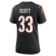 Women's Cincinnati Bengals Nick Scott Nike Black Game Player Jersey