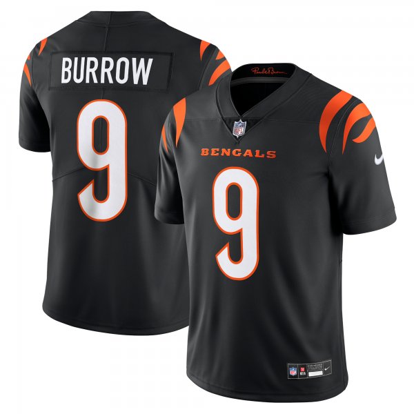 Men's Cincinnati Bengals Joe Burrow Nike Black  Vapor Untouchable Limited Jersey