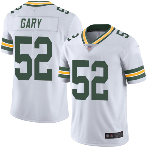 Green Bay Packers #52 Rashan Gary White Men's Stitched Nike NFL Vapor Untouchable Limited Jersey