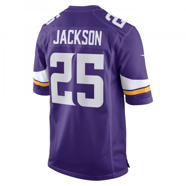 Men's Minnesota Vikings Theo Jackson Nike Purple Home Game Player Jersey