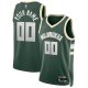 Men's Milwaukee Bucks Nike Hunter Green 2021/22 Diamond Swingman Custom Jersey - Icon Edition