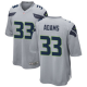 Men's Nike Seattle Seahawks #33 Jamal Adams Game Player Gray Jersey