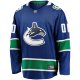 Men's Vancouver Canucks Fanatics Blue Home Team Breakaway Custom Jersey