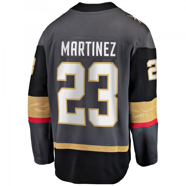 Men's Vegas Golden Knights Alec Martinez Fanatics Gray Breakaway Alternate Player Jersey