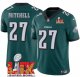 Men's Philadelphia Eagles #27 Quinyon Mitchell Green Super Bowl LIX F.U.S.E. Vapor Untouchable Limited Stitched Jersey