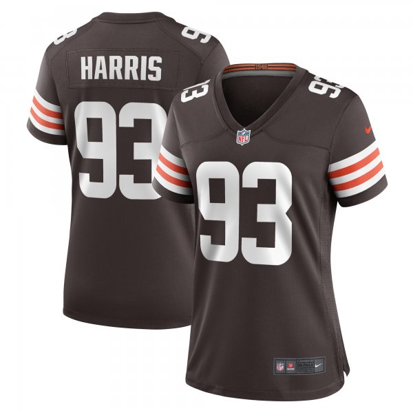 Women's Cleveland Browns Shelby Harris Nike  Brown Team Game Jersey