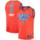 Men's Oklahoma City Thunder Josh Giddey Fanatics Orange Fast Break Replica Player Jersey - Statement Edition