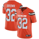 Nike Cleveland Browns #32 Jim Brown Orange Alternate Men's Stitched NFL Vapor Untouchable Limited Jersey