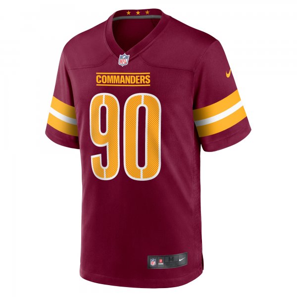 Men's Washington Commanders Montez Sweat Nike Burgundy Game Jersey