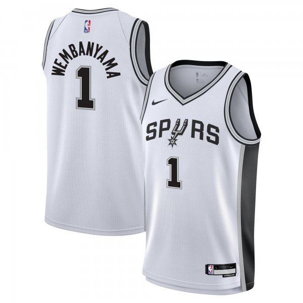 Youth San Antonio Spurs Victor Wembanyama Nike White Swingman Jersey - Association Edition