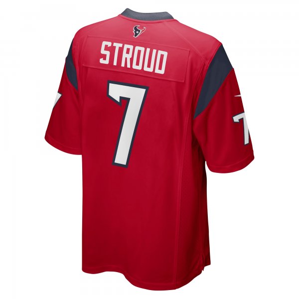 Men's Houston Texans CJ Stroud Nike Red 2023 NFL Draft First Round Pick Alternate Game Jersey