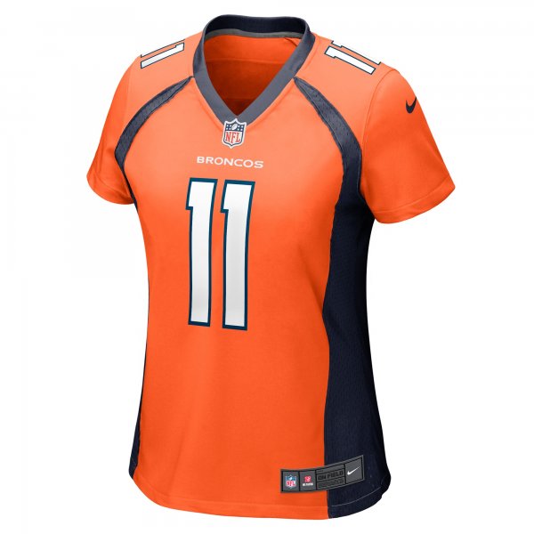 Women's Denver Broncos Ben DiNucci Nike  Orange Team Game Jersey