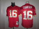 Mitchell And Ness Kansas City Chiefs #16 Len Dawson Red Stitched Throwback NFL Jersey