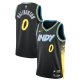 Men's Unisex Indiana Pacers #0 Tyrese Haliburton Nike Black 2023/24 Swingman City Edition Jersey