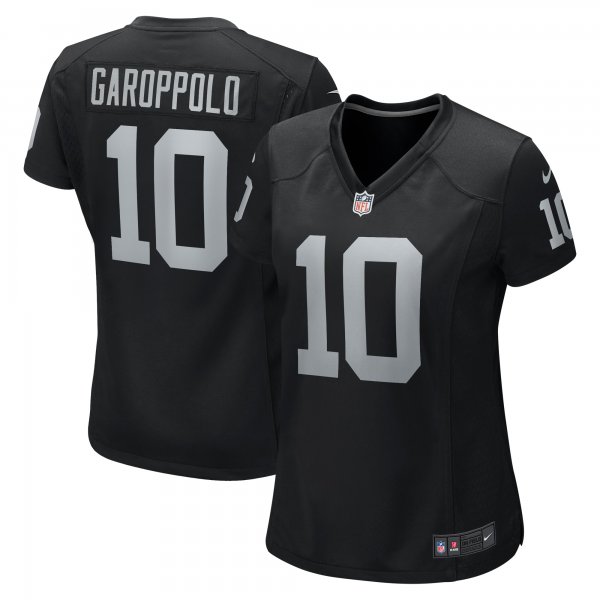 Women's Las Vegas Raiders Jimmy Garoppolo Nike Black Player Jersey