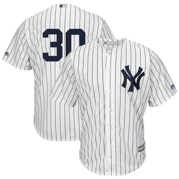 Men's New York Yankees #30 Edwin Encarnacion Majestic White Cool Base Jersey