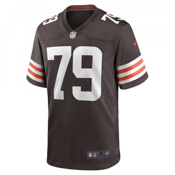 Men's Cleveland Browns Dawand Jones Nike  Brown Team Game Jersey