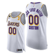 Los Angeles Lakers Custom 2020 NBA Finals Champions White Association Jersey Social justice