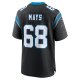 Men's Carolina Panthers Cade Mays Nike  Black Team Game Jersey