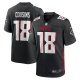 Men's Atlanta Falcons #18 Kirk Cousins Nike Black Limited Player Jersey