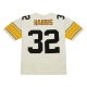 Men's Pittsburgh Steelers Franco Harris Mitchell & Ness Cream Chainstitch Legacy Jersey