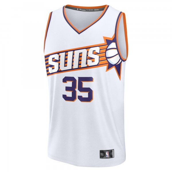 Men's Phoenix Suns Kevin Durant Fanatics White Fast Break Replica Player Jersey - Association Edition