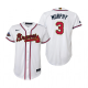 Youth #3 Dale Murphy Atlanta Braves White 2022 Gold Program MLB Jersey