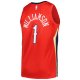 Men's New Orleans Pelicans Zion Williamson Jordan Brand Red Swingman Player Jersey - Statement Edition