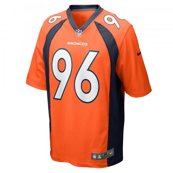 Men's Denver Broncos Eyioma Uwazurike Nike Orange Game Player Jersey