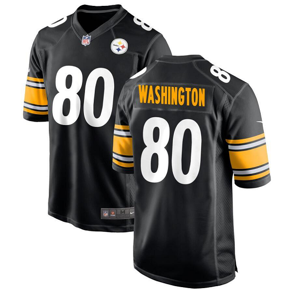 Men's Pittsburgh Steelers #80 Darnell Washington Nike Black 2023 NFL Draft Pick Limited Jersey