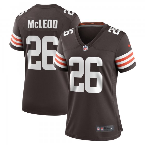 Women's Cleveland Browns Rodney McLeod Nike  Brown Team Game Jersey