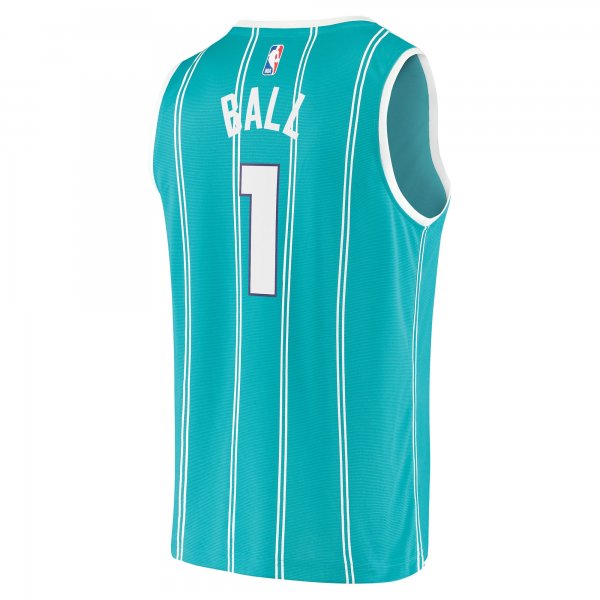 Men's Charlotte Hornets LaMelo Ball Fanatics Teal Fast Break Replica Jersey - Icon Edition