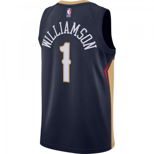 Men's New Orleans Pelicans Zion Williamson Nike Navy Swingman Jersey - Icon Edition